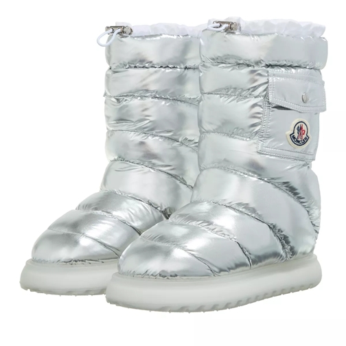 Moncler Gaia Pocket Mid Boots Silver Vinterkängor