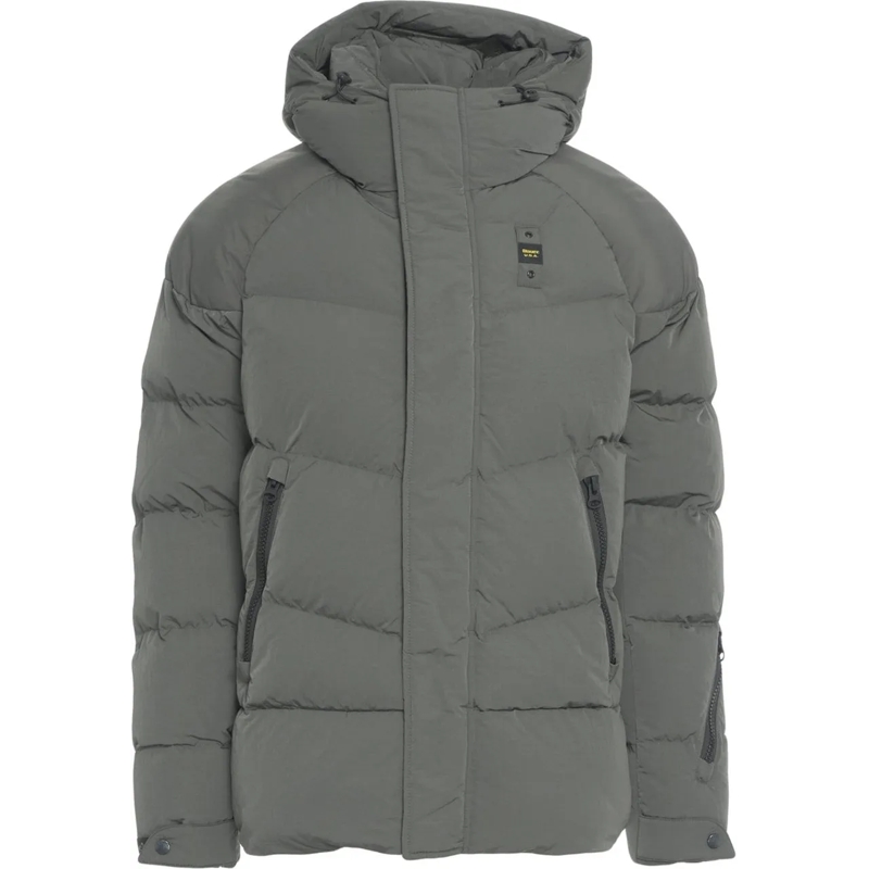 Blauer Minikleid Quilted down jacket grün