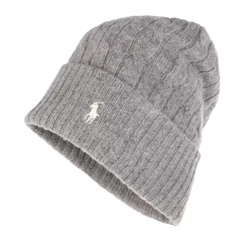 Polo Ralph Lauren Wool Cashmere Hat Fawn Grey Stole