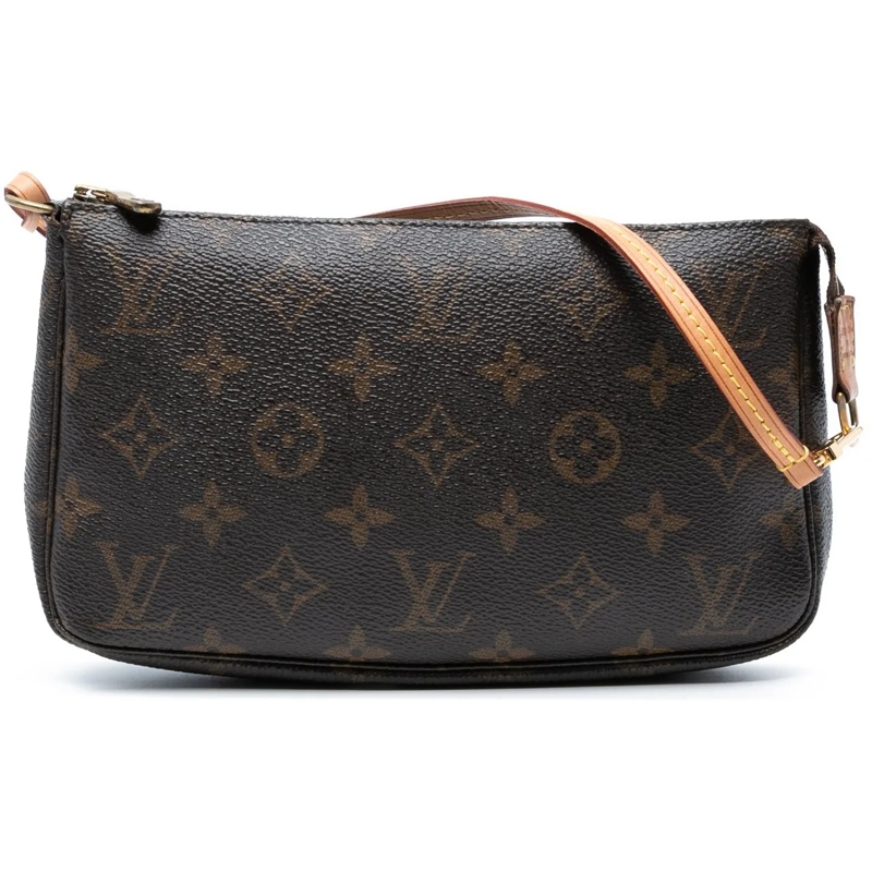 Louis Vuitton Schultertasche Monogram Pochette Accessoires braun