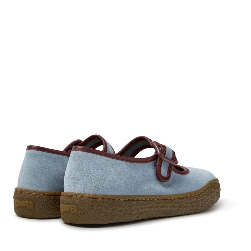 Camper Ballerinas Der Peu Terreno ist ein lässiger Schuh mit Rundumn softblau(Image 3)