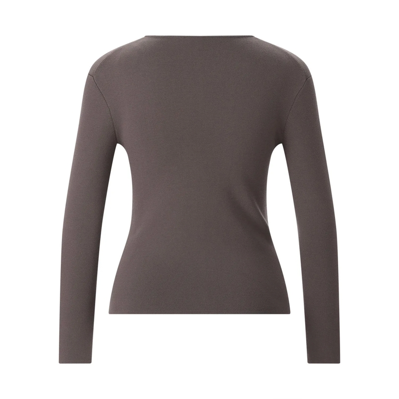 TOTEME Pullover Pullover mit V-Ausschnitt braun(Image 3)