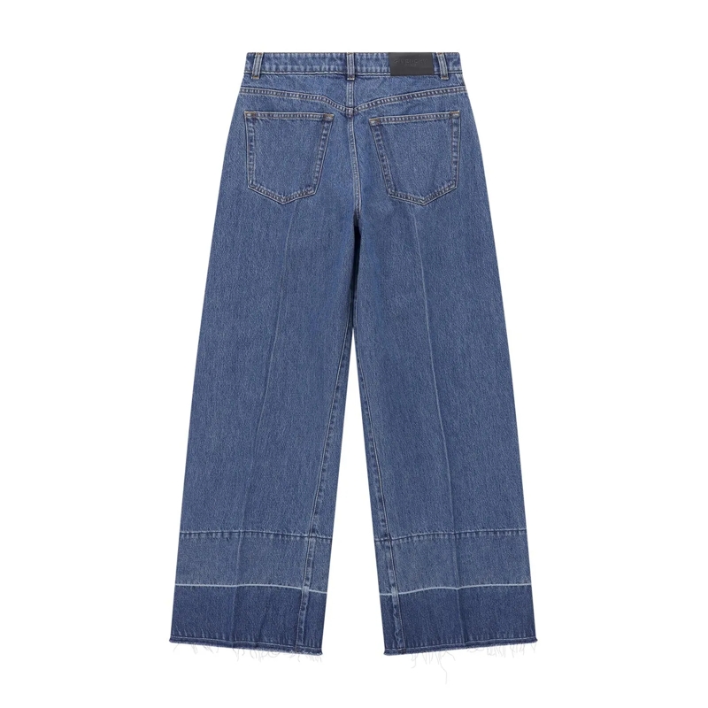 Givenchy Jeans Wide-Leg Jeans mit Fransen blau(Image 3)