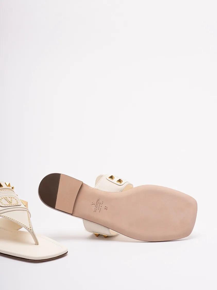 Valentino Garavani `Vg Plaster Caster` Thong Sandals