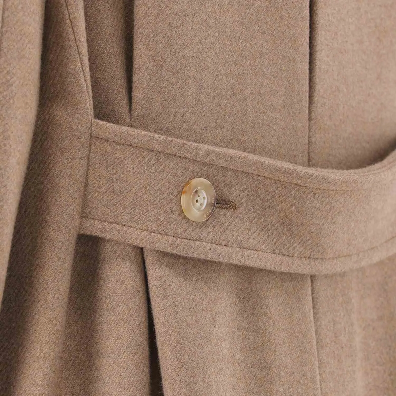 Boglioli Übergangsmantel Mantel aus Woll-Kaschmir-Mix braun(Image 5)