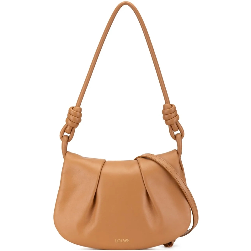 Loewe Sac à bandoulière Leather Paseo Satchel braun
