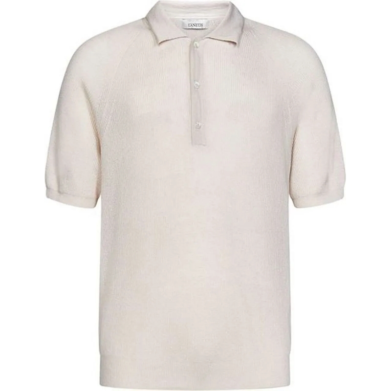 Laneus Polohemd Polos White weiß