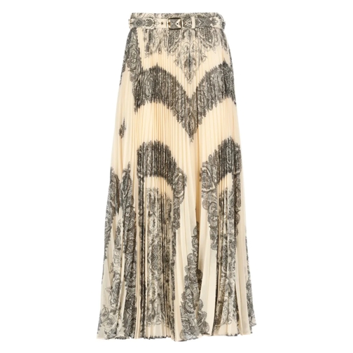 Zimmermann Midi-Röcke Sunray Skirt Neutrals