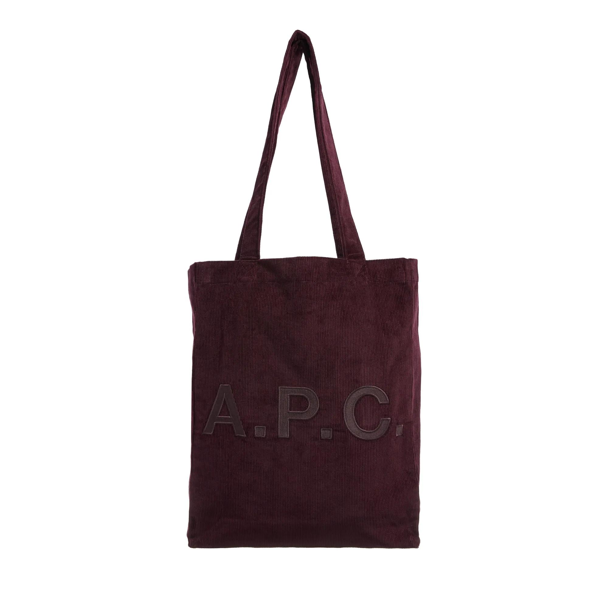 A.P.C. Tote Lou Gac Burgundy | Tote