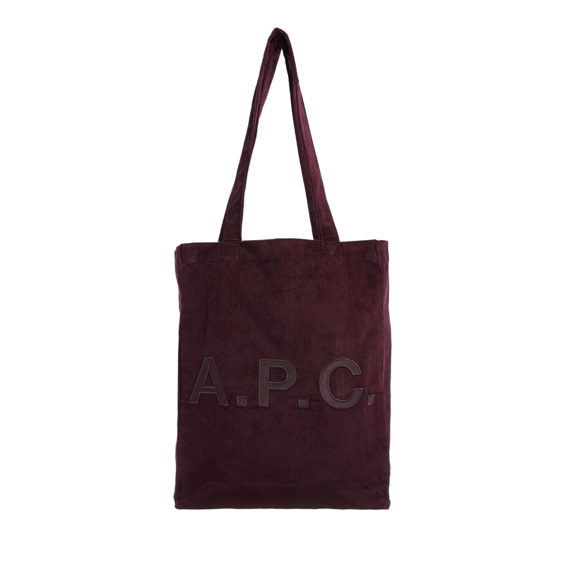 A.P.C. Tote Tote Lou Gac Burgundy