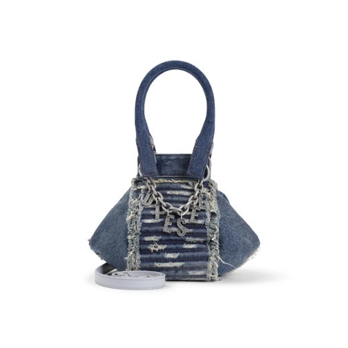 Diesel Schultertasche Blue Cotton D-Vina Xs Bag Blue