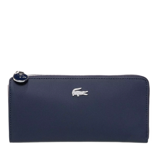 Lacoste Slim Zip Wallet Marine Continental Wallet-plånbok