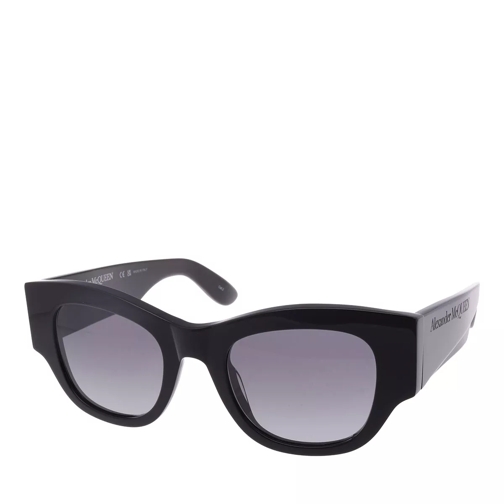 Alexander McQueen AM0420S BLACK-BLACK-GREY Sunglasses