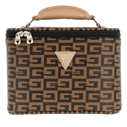 Guess 40Th Anniversary Beauty Case Brown Beautycase