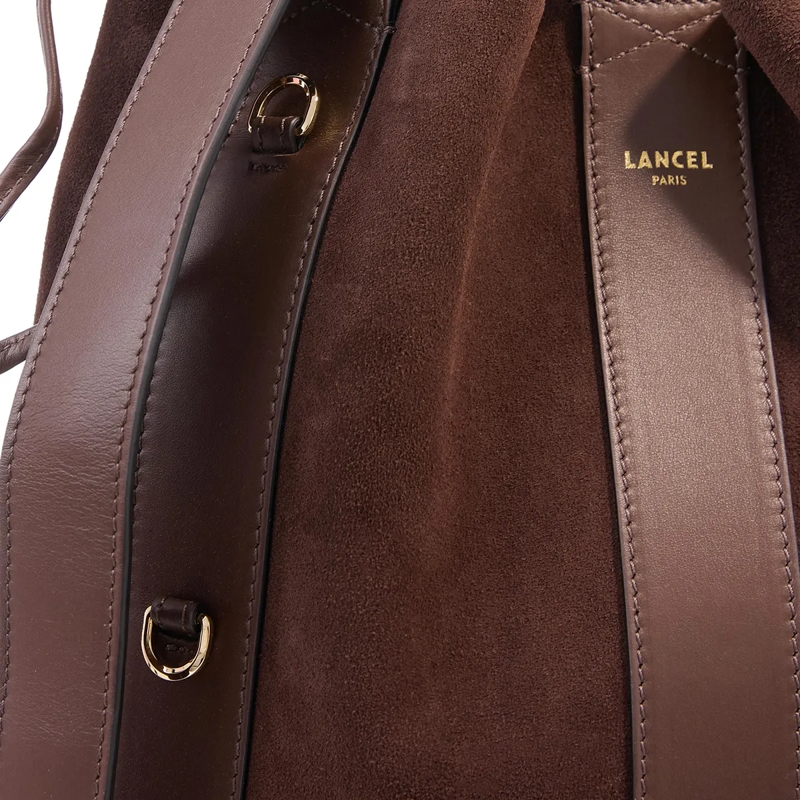 Lancel Bucket Bag Elles Suede Animation - M Bucket Bag Coconut(Image 4)