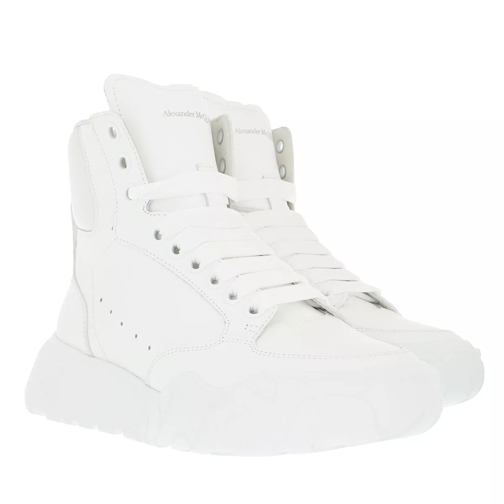 Alexander McQueen High Top Sneakers White/White sneaker à plateforme