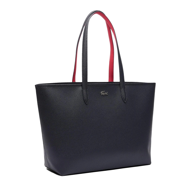 Lacoste Tote Anna Petit Piqué Zipped Shopping Bag dunkel-blau(Image 3)