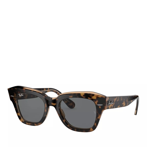 Ray-Ban 0RB2186 HAVANA ON TRANSPARENT BROWN Sonnenbrille