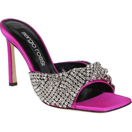 sergio rossi Mule Sr Tyra Mules Pink & Purple rose