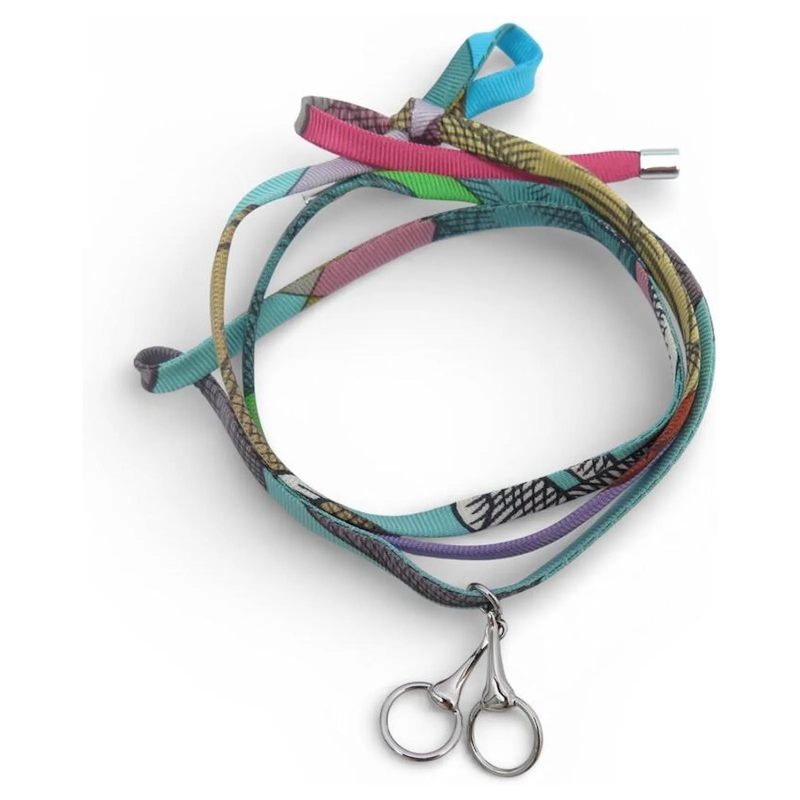 Hermès Armband NEUES HERMES TOURBILLON SEIDENARMBAND 10 BIS 22 CM mehrfarbig