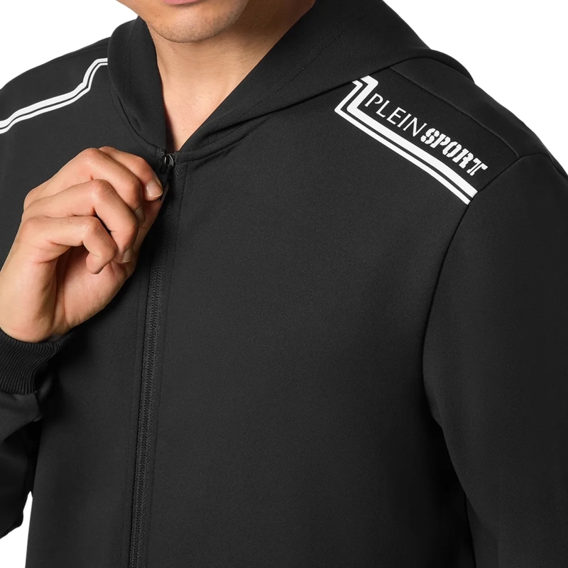 Plein Sport Top Sweatjacke Mit Kapuze schwarz(Image 5)