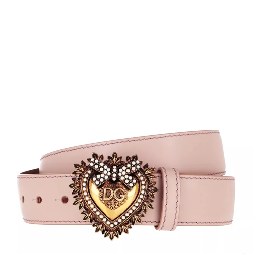 Dolce&Gabbana Devotion Belt Leather Purpur Läderskärp