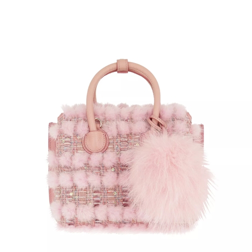 MCM Milla Tote Medium Pink Blush Rymlig shoppingväska