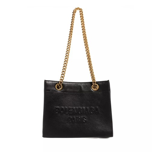 Balenciaga Duty Free Small Tote Bag Black Rymlig shoppingväska