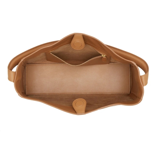 Ines De La Fressange Schultertasche Leonore L Shoulder Bag - Leather - Camel Brown (Image 5)