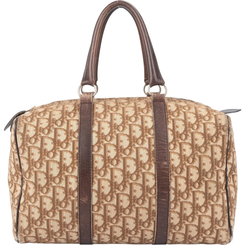 Christian Dior Schultertasche Christian Dior Trotter Monogram Boston 30 Handbag mehrfarbig