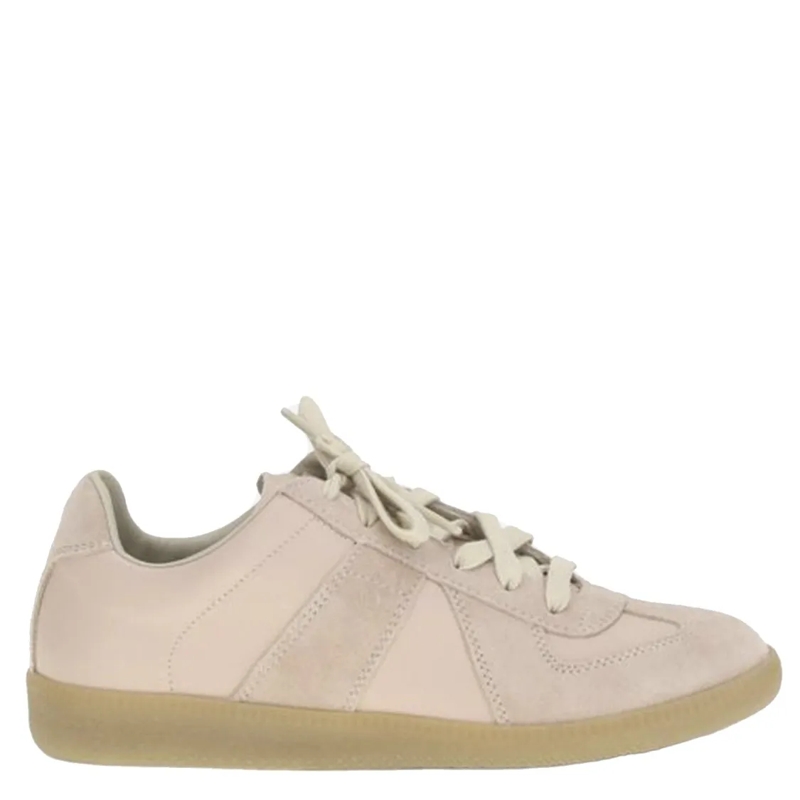 Maison Margiela Low-Top-Sneaker Low-Top Sneakers In Light Pink Nappa Leather Neutrals