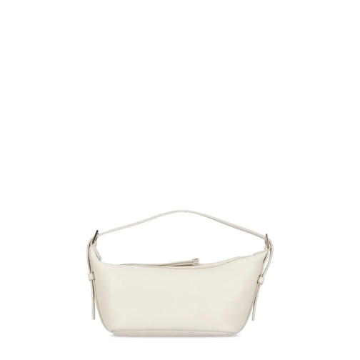 Fabiana Filippi Sac à bandoulière Ivory Pebbled Letaher Bag Neutrals