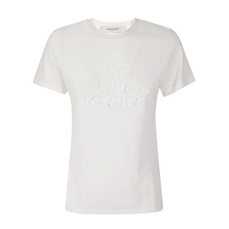 Golden Goose T-shirt Slim-Fit Crew Neck T-Shirt White