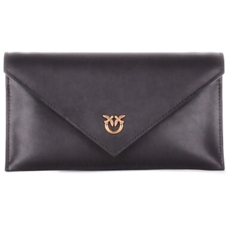Pinko Geldbörse Wallets Nero Gold schwarz