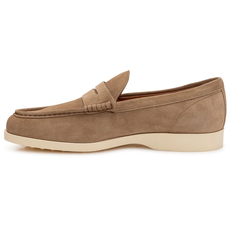 Tod's Loafer Mocassino in Pelle Scamosciata taupe(Image 4)