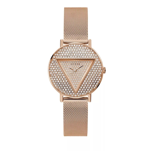 Guess Iconic Ladies Rose Gold/Bronze Quartz Watch