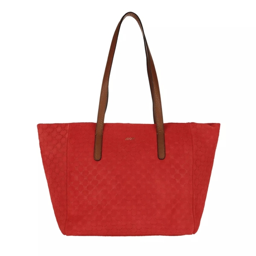 JOOP! Helena Shopper Velluto Stampa Red Fourre-tout