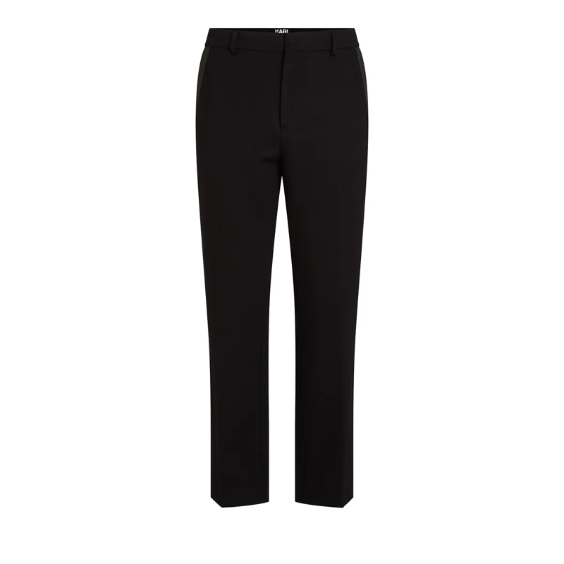 Karl Lagerfeld Anzugshose PUNTO-HOSE IN KLASSISCHER PASSFORM schwarz