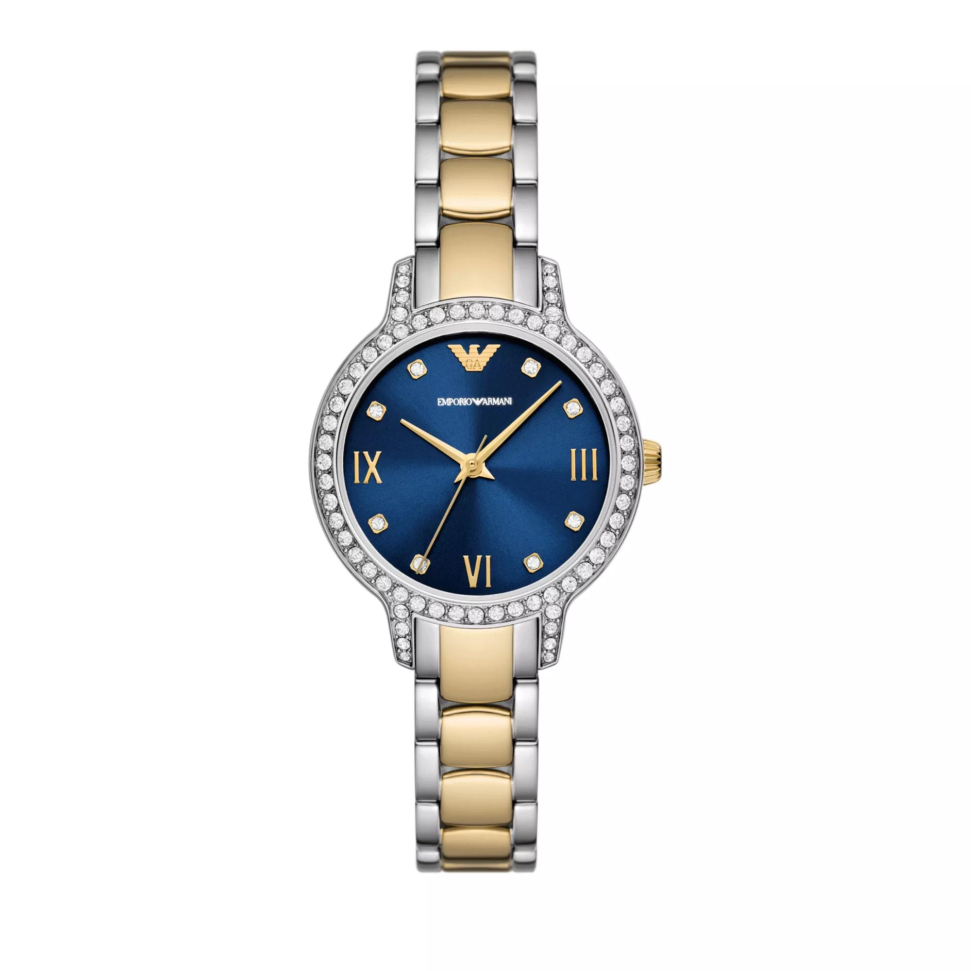 Emporio armani two tone watch clearance women's