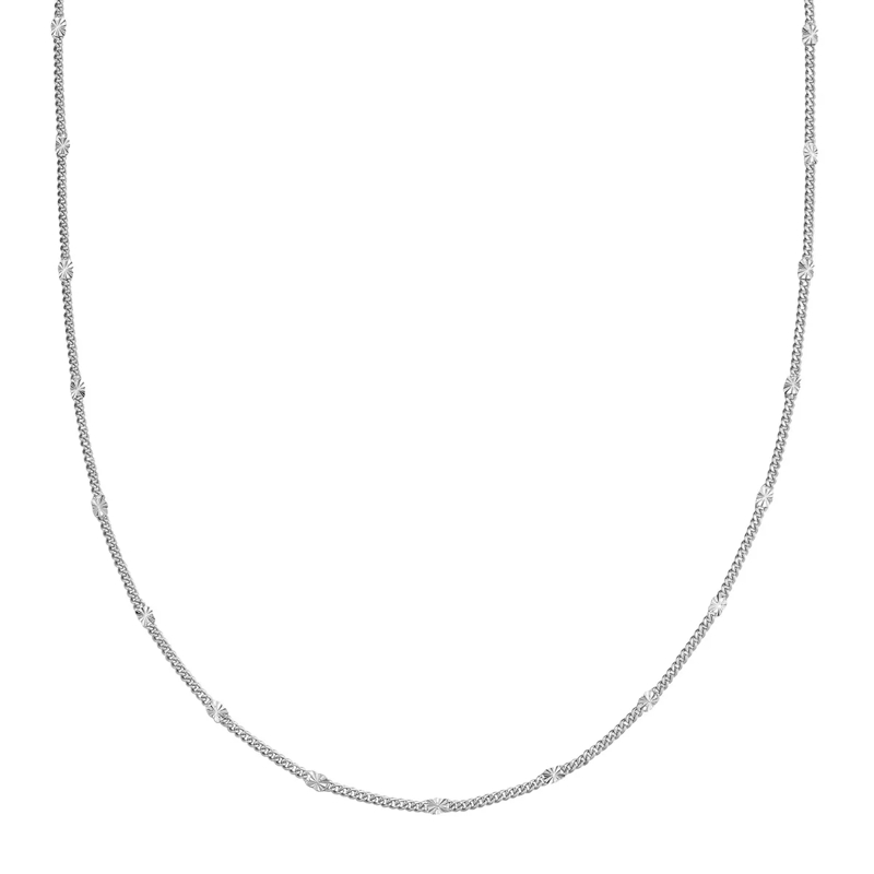 Glanzstücke München Mittellange Halskette Sterling Silber Halskette silber