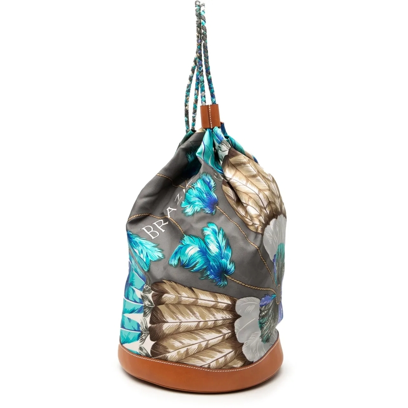 Hermès Sac à dos Silk Brazil Sac Soie Cool 22 grau