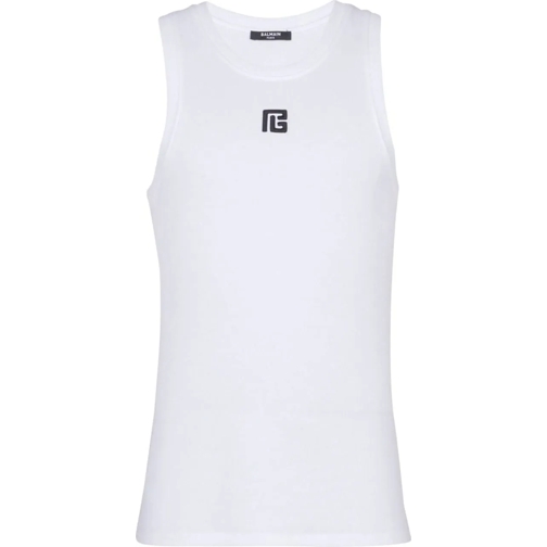 Balmain T-Shirts T-shirts and Polos White weiß