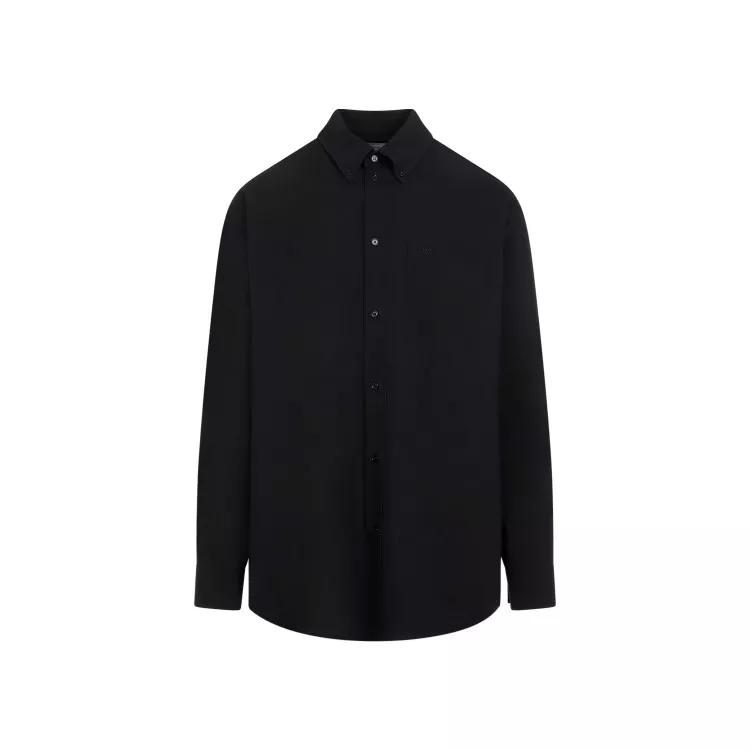 Off-White - Emb Black Cotton Shirt - Größe S - black