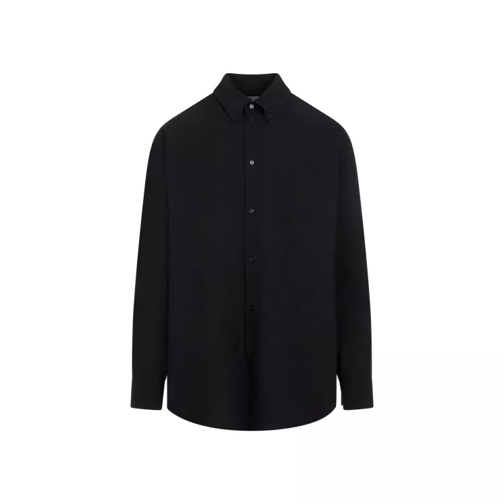 Off-White Emb Black Cotton Shirt Black 