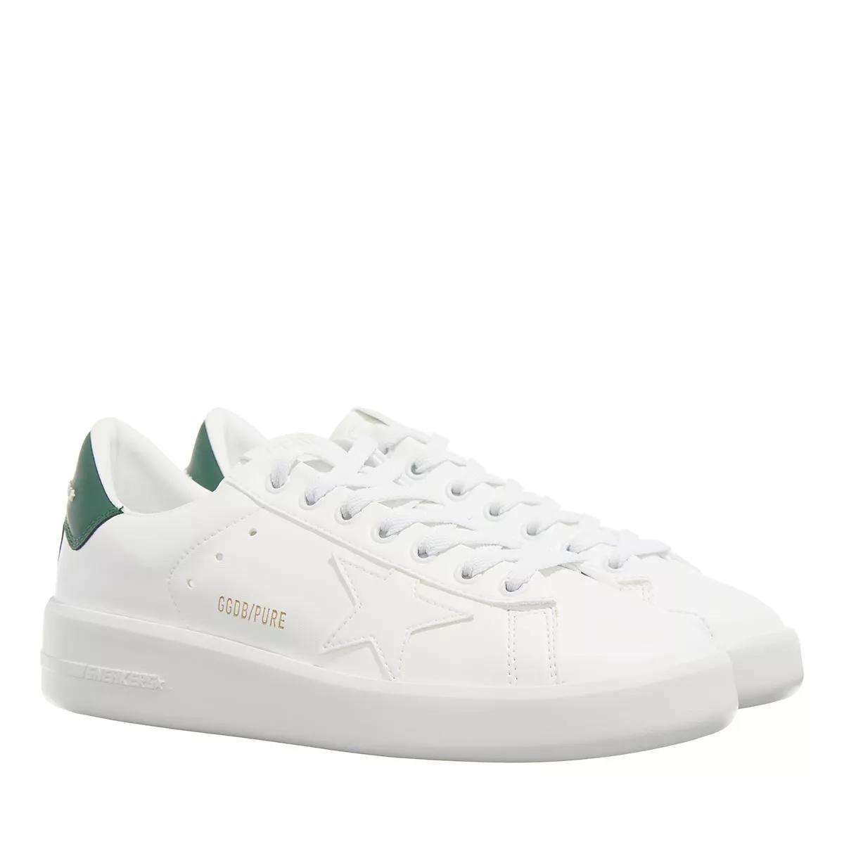Golden Goose Pure Star Sneakers White/Green | Plateau Sneaker