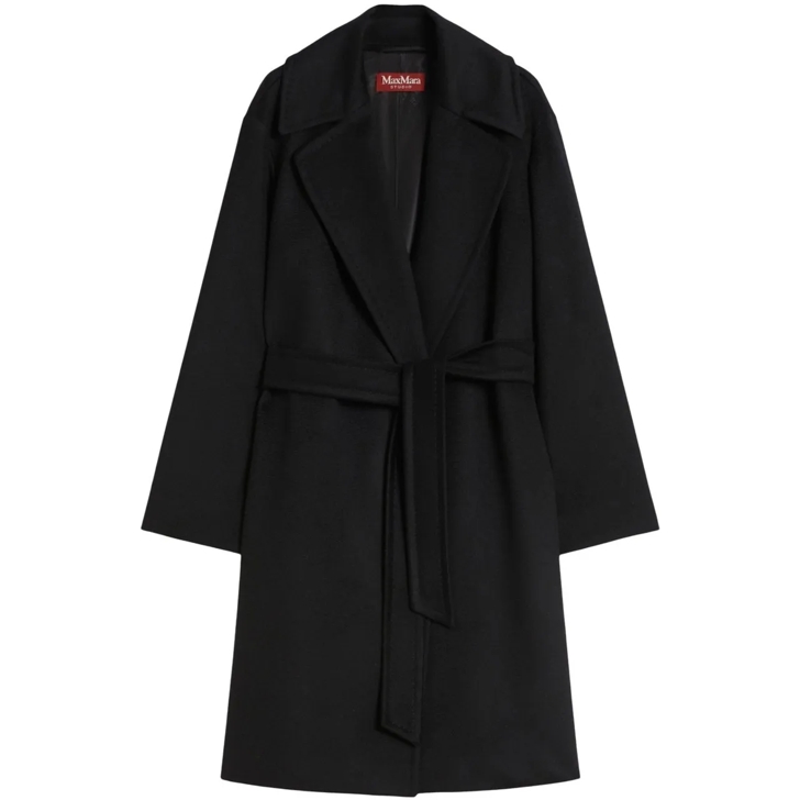 Max Mara Max Mara Studio Coats Black schwarz Vestes en duvet