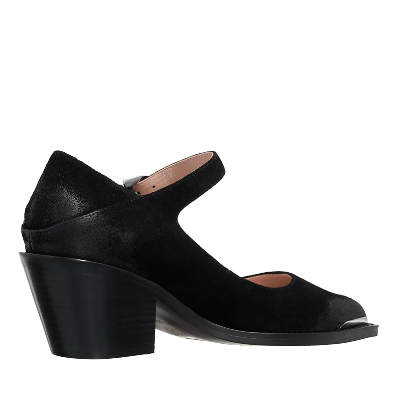 Coccinelle Mary Janes Coccinelleconnie Suede Vi Noir(Image 4)