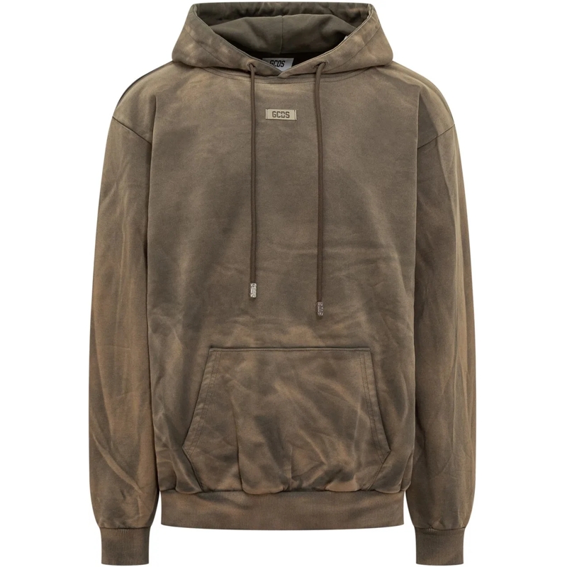 Gcds  Felpa con Cappuccio Tie-Dye GCDS taupe