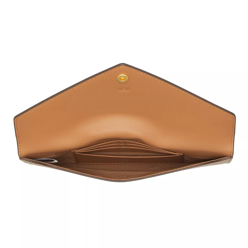 MCM Portefeuille à rabat Himmel Lts Cntl Large Cognac(Image 5)
