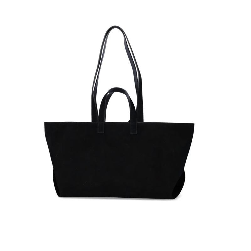 A.P.C. Tote Le Drummer Suede Bag Black(Image 3)